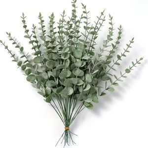 12 pieces eucalyptus leaves stems | high quality plastic